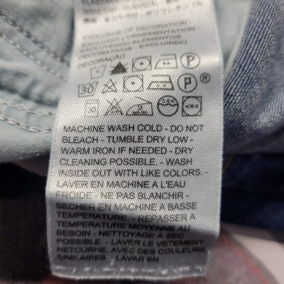 Levi's Size 16 Medium Wash Denim Blue Classic Bootcut Summer Casual Jeans - Picture 6 of 14